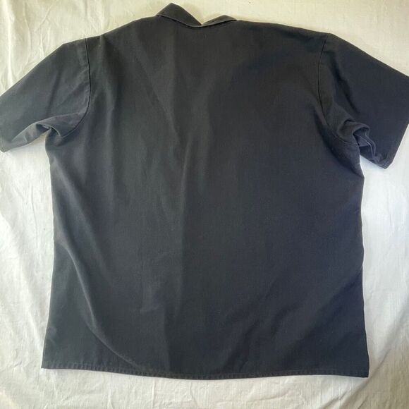 Vintage Ben Davis Black Work Shirt Made in USA  3XL 1/4 zip pullover - Picture 6 of 8